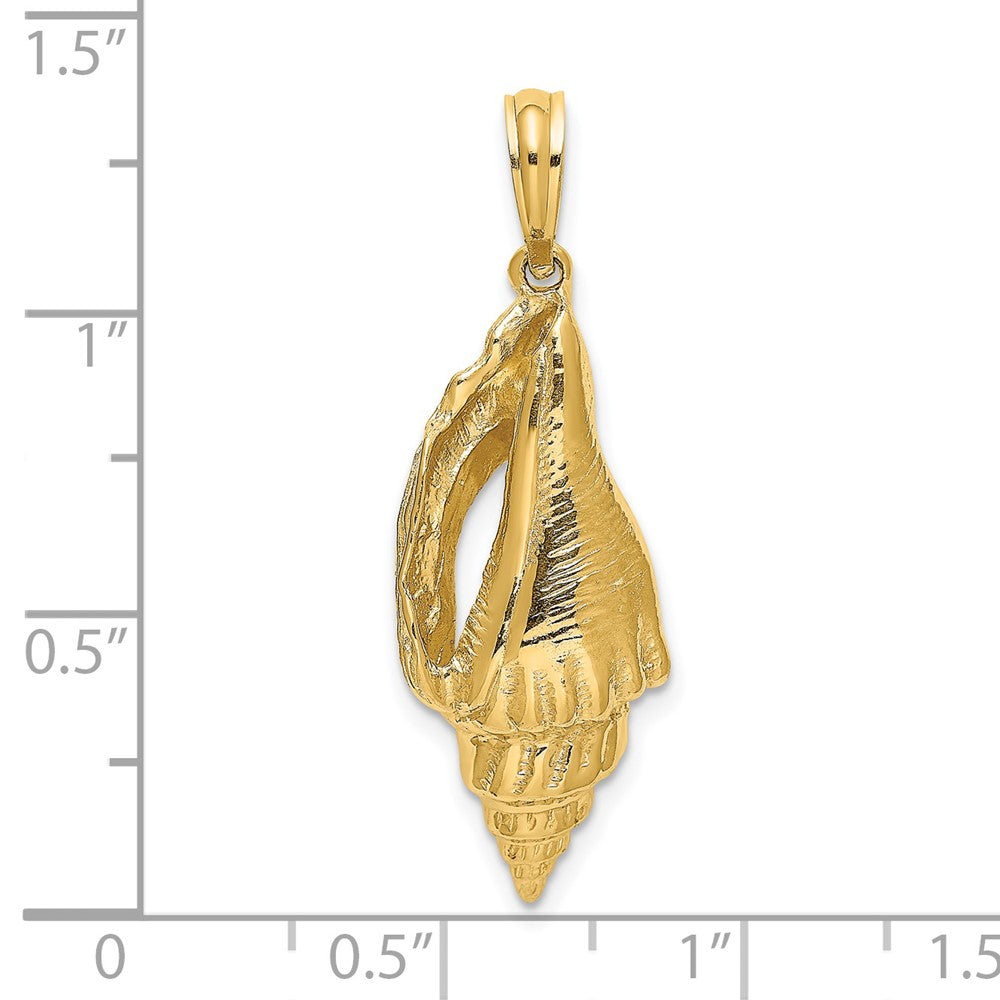 Charlie & Co Jewelry | 14k Polished Elongated Shell Charm - Model K7679