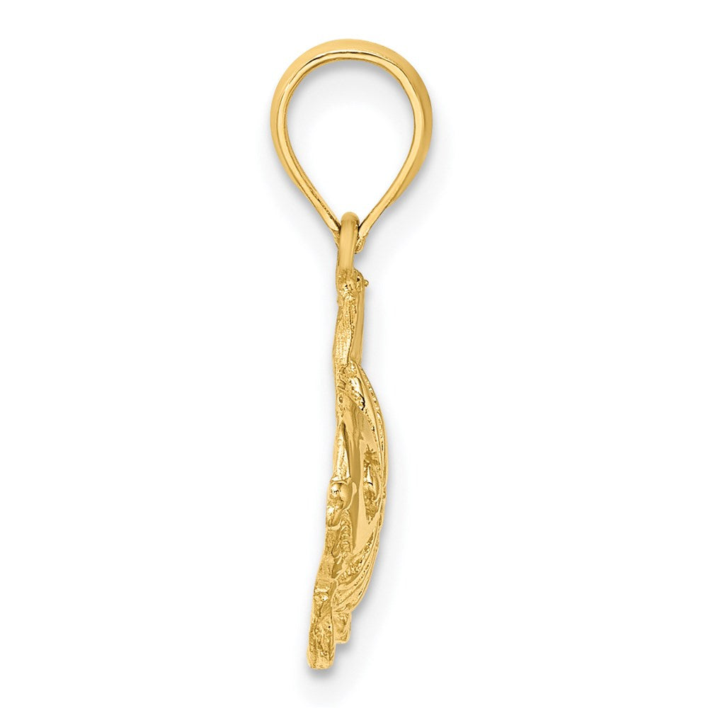 Charlie & Co Jewelry | 14k Polished  Engraved Fish Charm - Model K7691