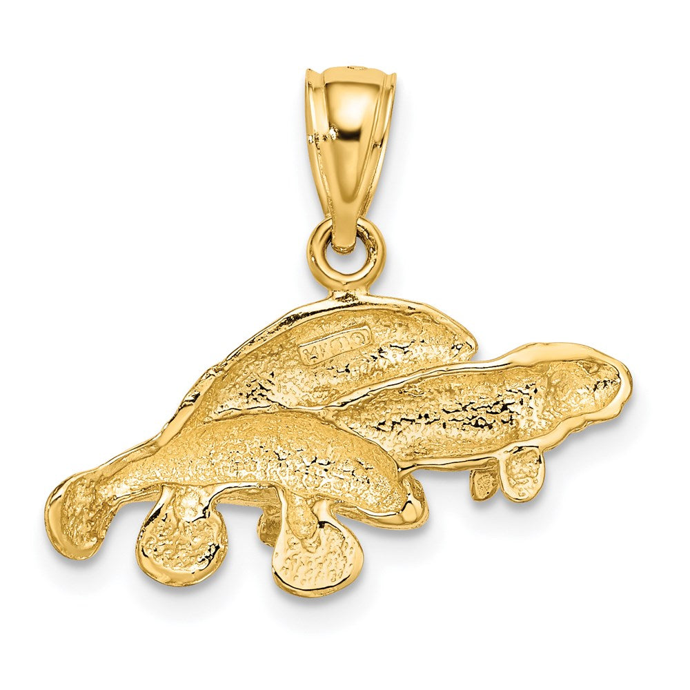 Charlie & Co Jewelry | 14k Polished Triple Manatee Charm - Model K7731