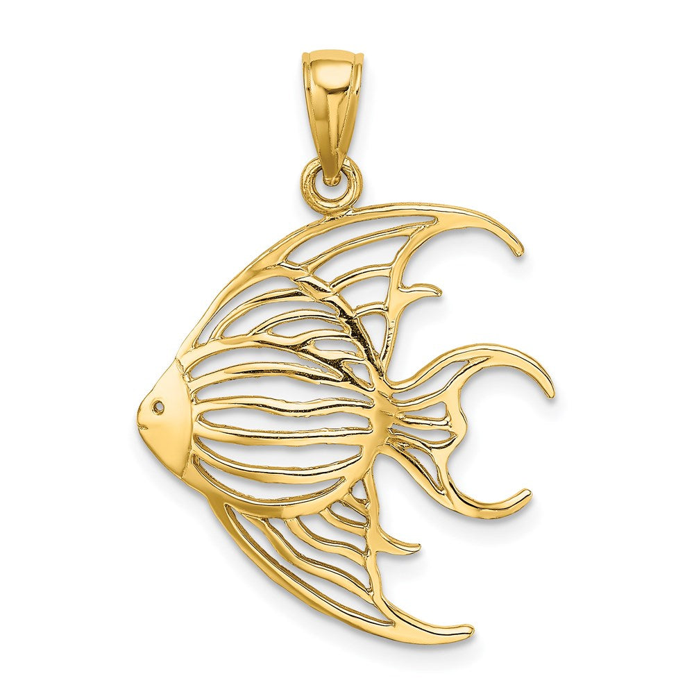 Charlie & Co Jewelry | 14k Cut-out Angelfish Charm - Model K7735
