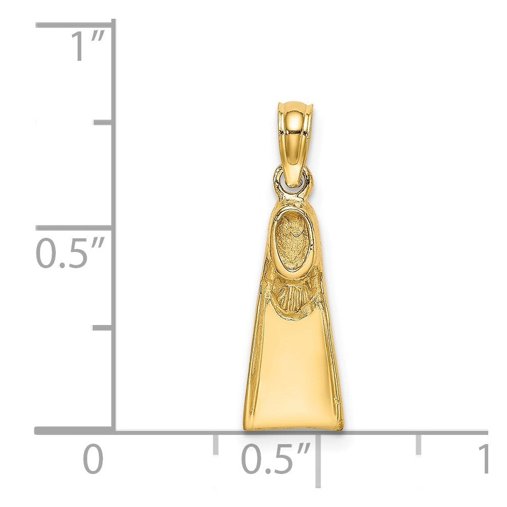 Charlie & Co Jewelry | 14k Scuba Flipper Charm - Model K7748