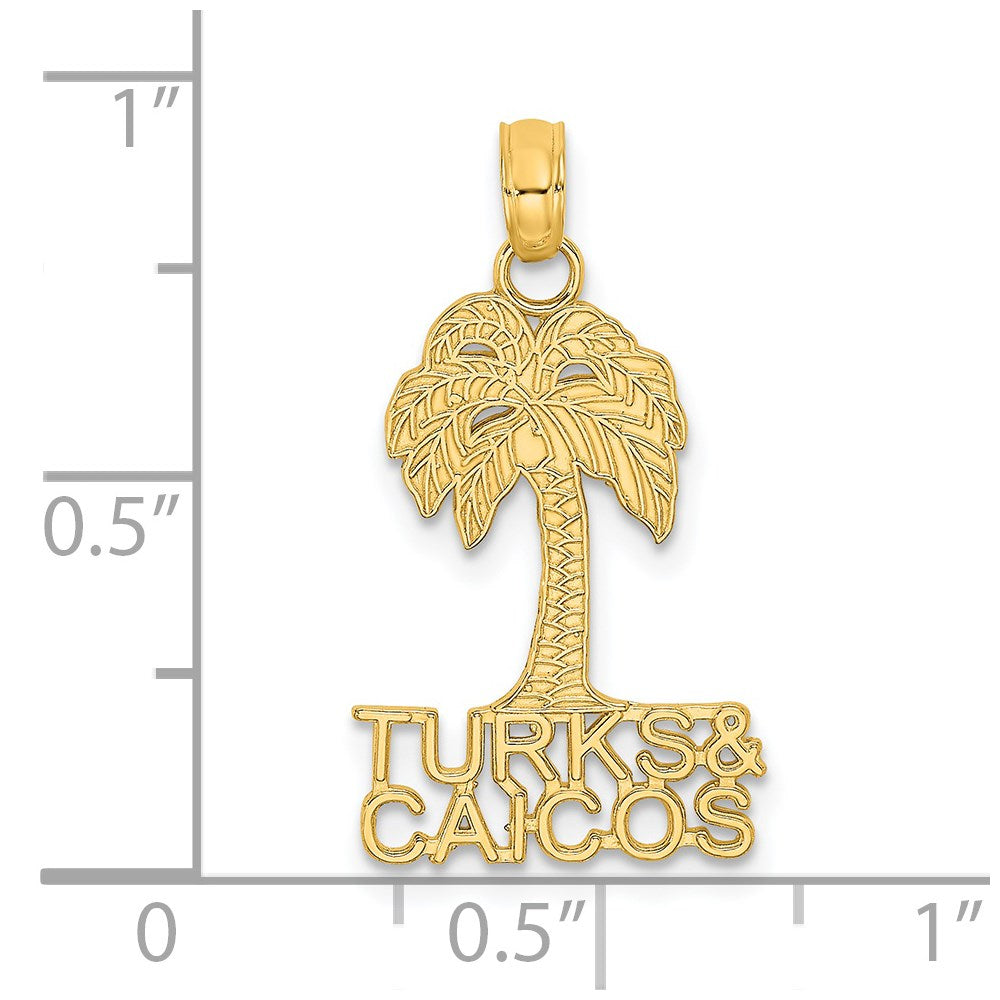 Charlie & Co Jewelry | 14k Turks And Caicos Palm Tree Charm - Model K7780