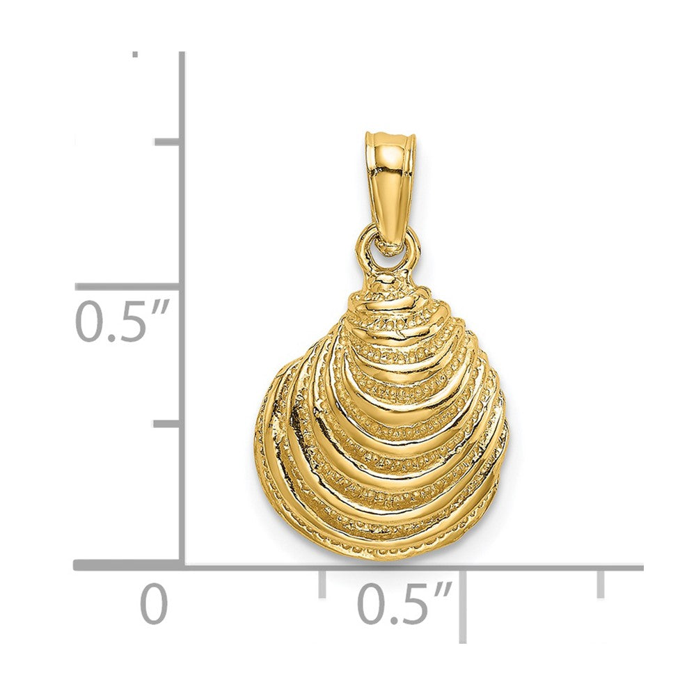 Charlie & Co Jewelry | 14k Clam Shell Charm - Model K7781