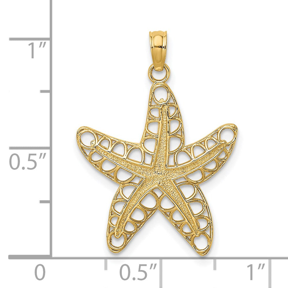 Charlie & Co Jewelry | 14k Cut-out Starfish Charm - Model K7782