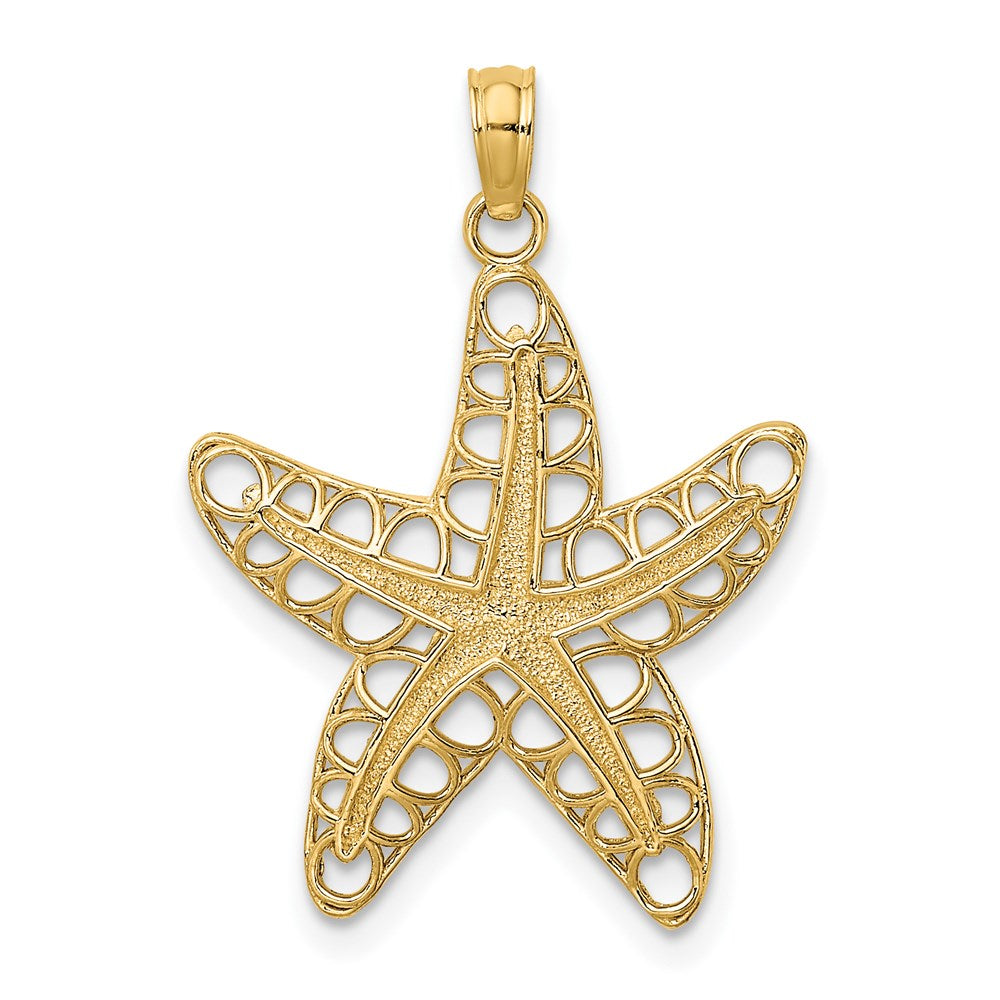 Charlie & Co Jewelry | 14k Cut-out Starfish Charm - Model K7782