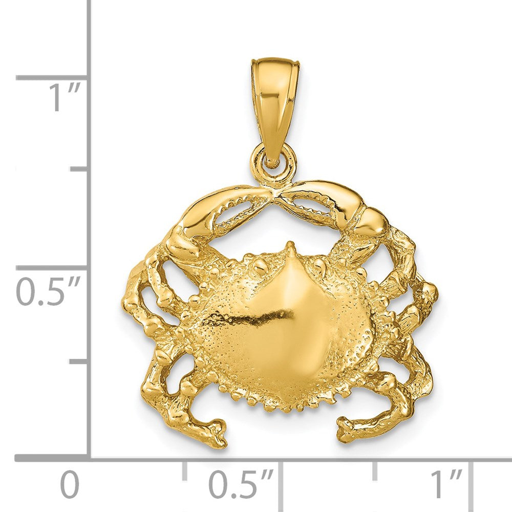 Charlie & Co Jewelry | 14k Crab Pendant - Model K7806