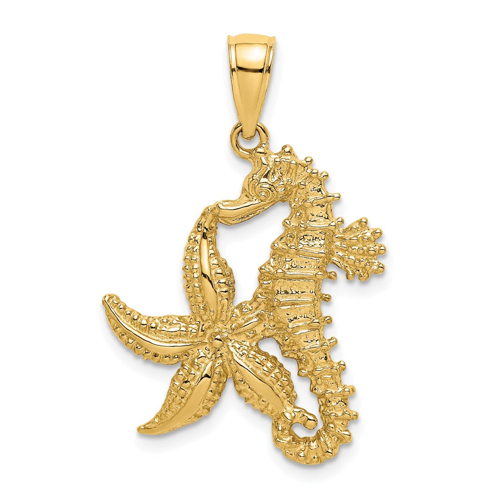Charlie & Co Jewelry | 14k Starfish And Seahorse Charm - Model K7809