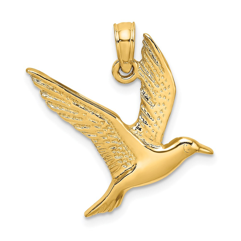 Charlie & Co Jewelry | 14k Polished Flying Seagull Charm - Model K7866