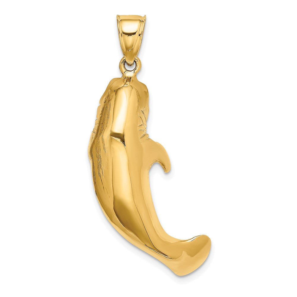 Charlie & Co Jewelry | 14k 3-d Polished Manatee Charm - Model K7963