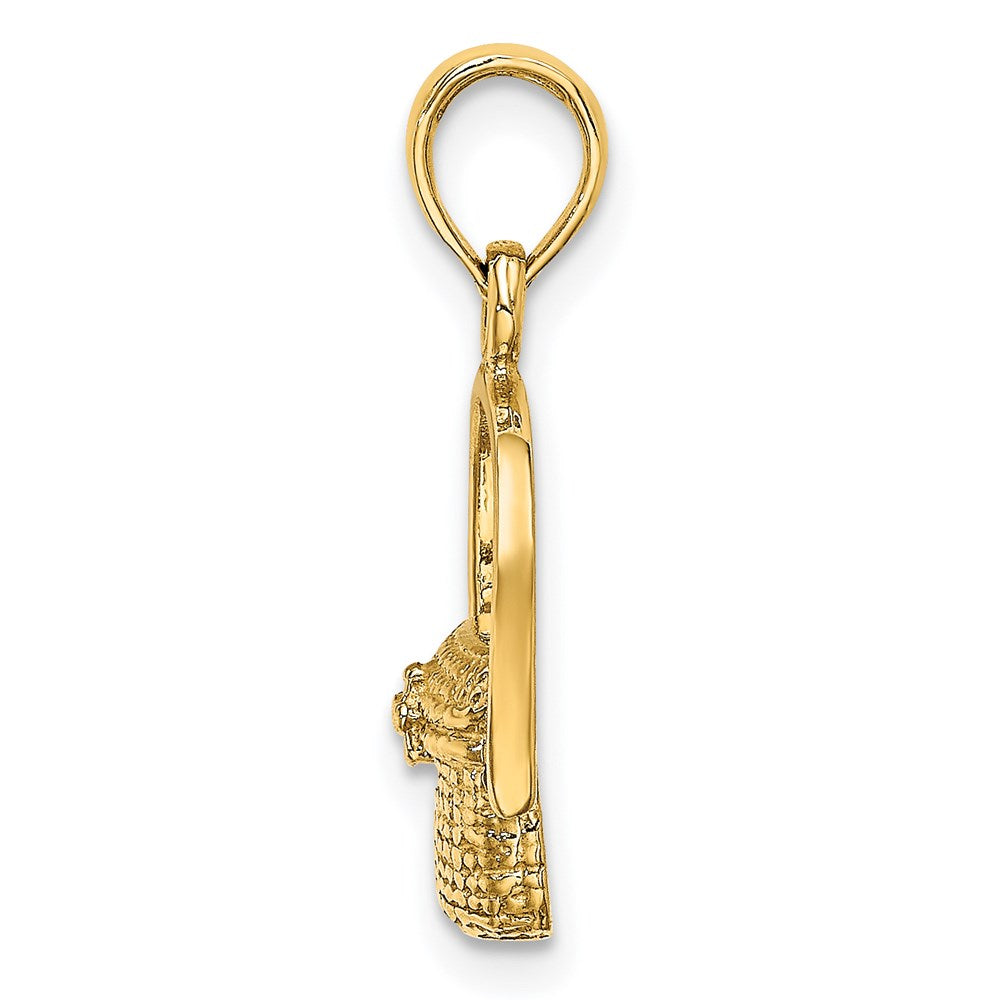 Charlie & Co Jewelry | 14k 2-d Nantucket Basket Charm - Model K7966