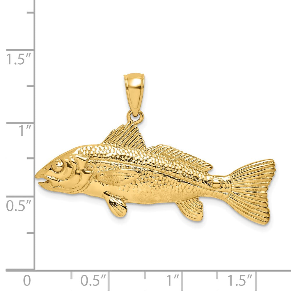 Charlie & Co Jewelry | 14k 3-d Red Fish Charm - Model K7968