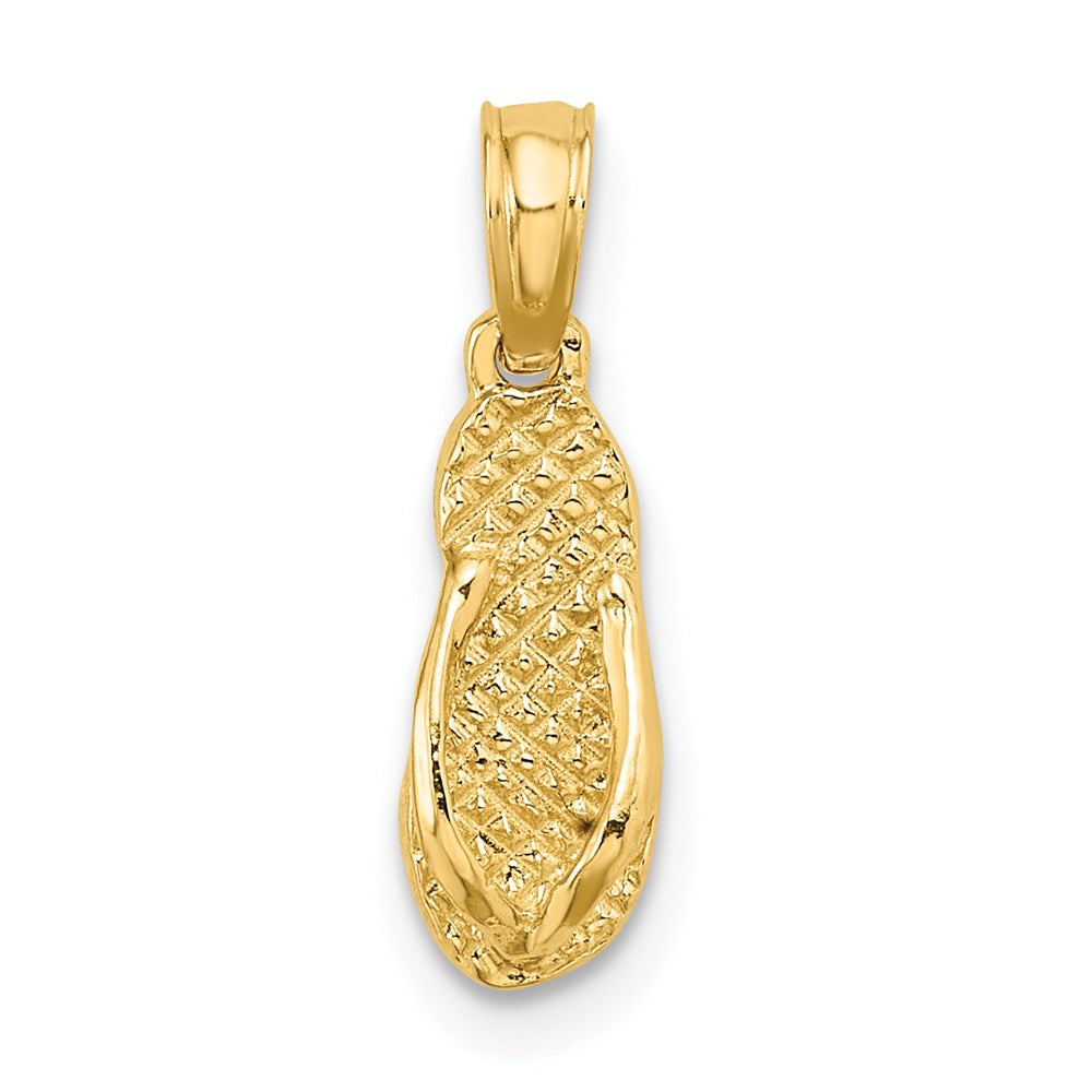 Charlie & Co Jewelry | 14k Jamaica Flip-flop Charm - Model K7969
