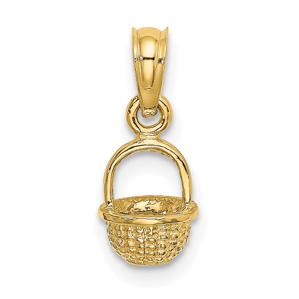 Charlie & Co Jewelry | 14k 3-d Mini Basket Charm - Model K7985