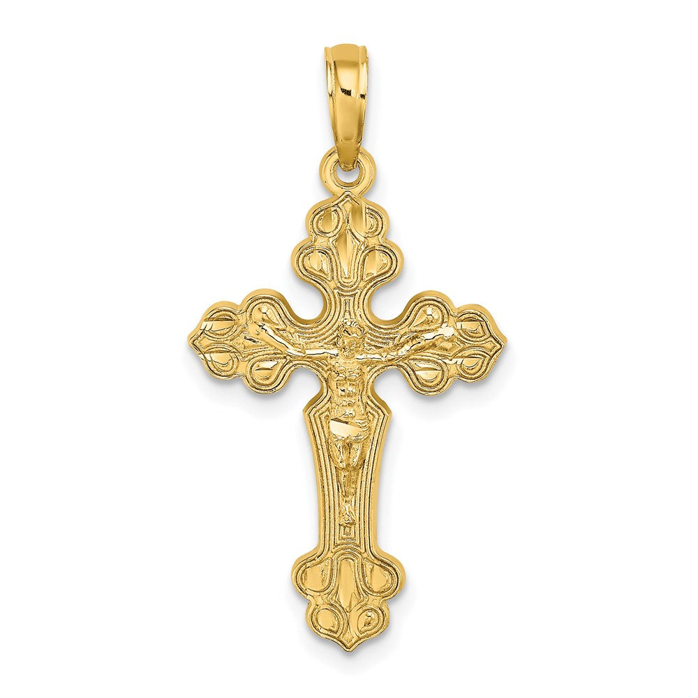 Charlie & Co Jewelry | 14k D/c Crucifix W /Fancy Tips Charm - Model K8578