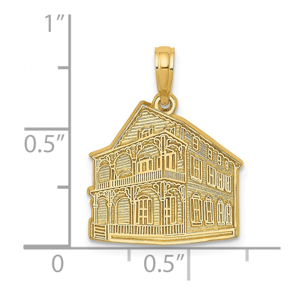 Charlie & Co Jewelry | 14k The Pink House - Cape May, Nj Charm - Model K8690