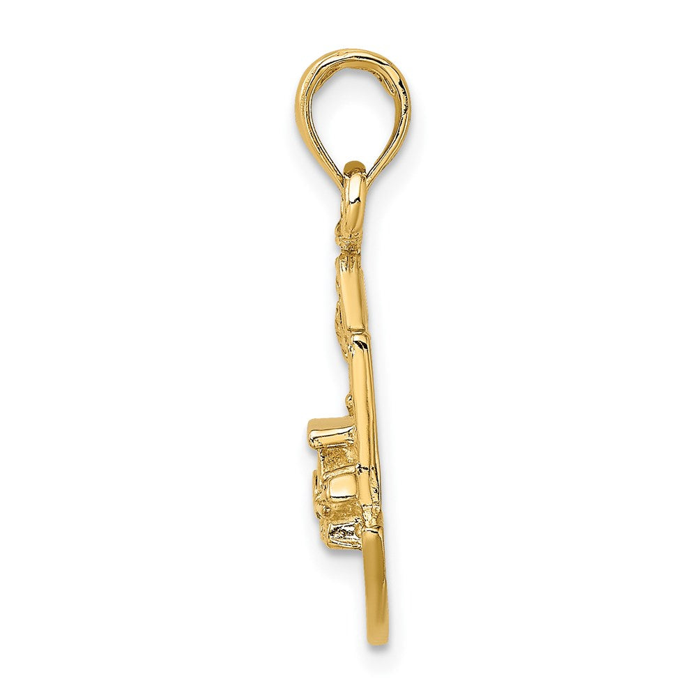 Charlie & Co Jewelry | 14k Charleston Scene W/ Horse, Cart, And House Charm - Model K8700