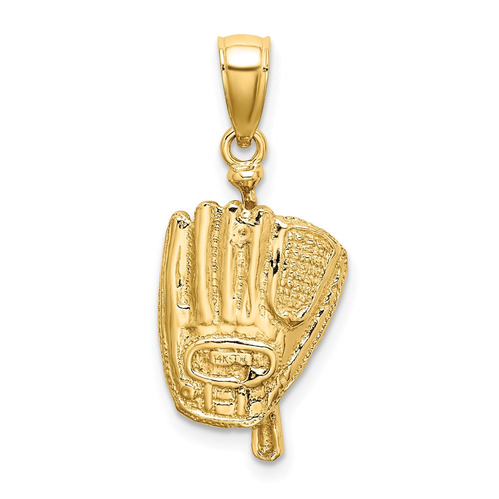 Charlie & Co Jewelry | 14k 3-d Polished Baseball Glove, Bat And Ball Charm - Model K8745