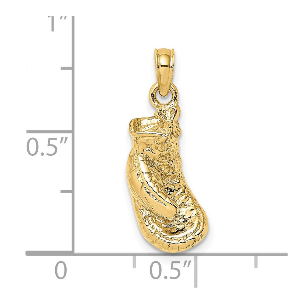 Charlie & Co Jewelry | 14k Polished  Single Boxing Glove Pendant - Model K8757