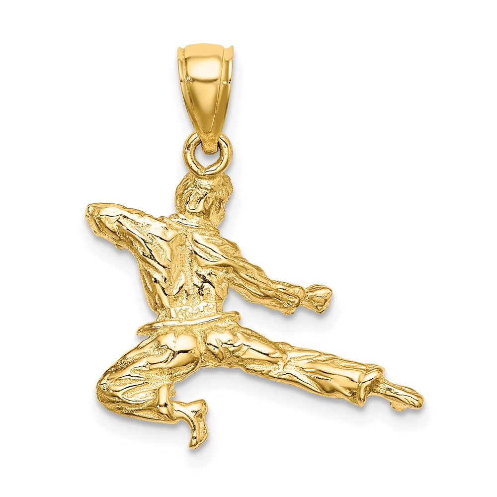 Charlie & Co Jewelry | 14k 3-d Karate Man Pendant - Model K8763