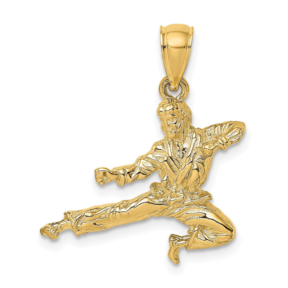 Charlie & Co Jewelry | 14k 3-d Karate Man Pendant - Model K8763