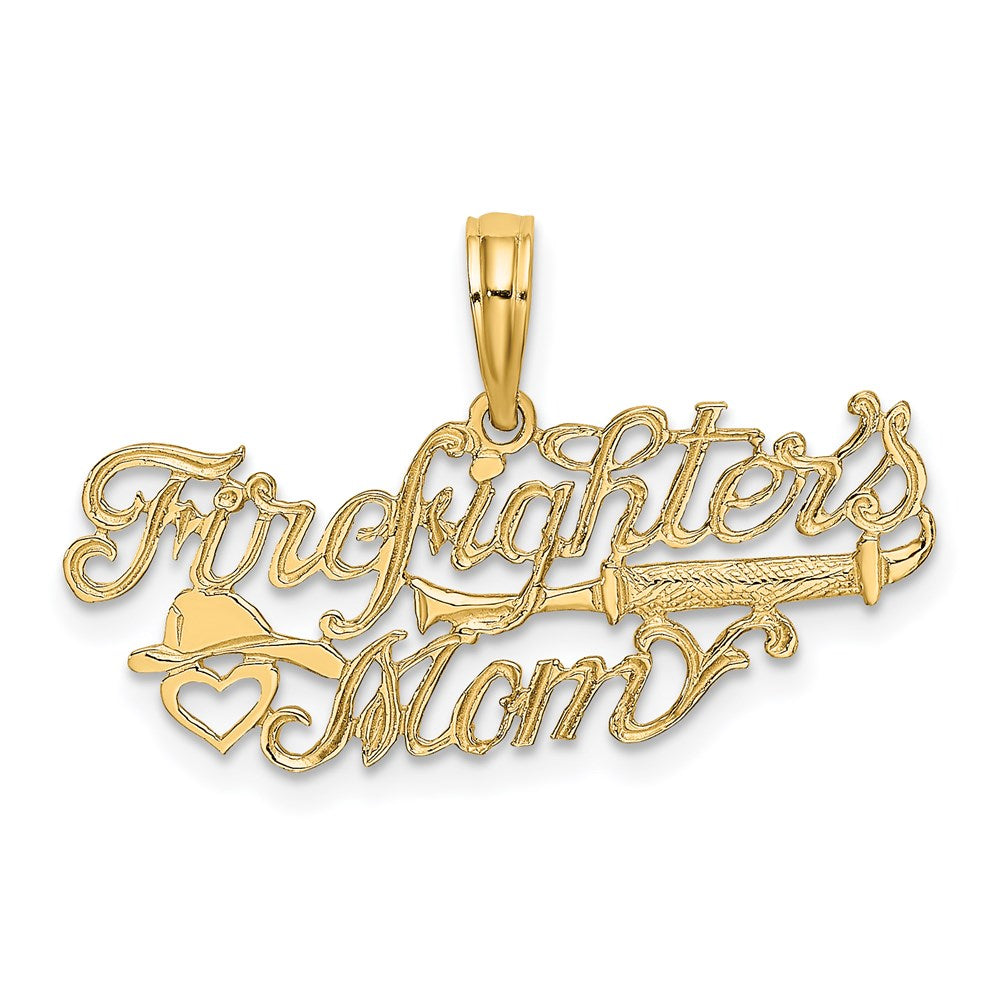 Charlie & Co Jewelry | 14k Firefighter's Mom Charm - Model K919