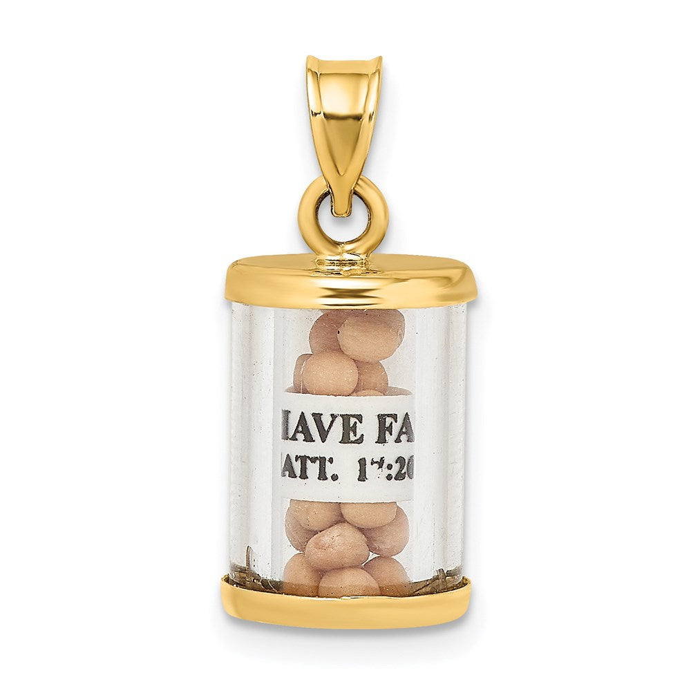 Charlie & Co Jewelry | 14k 3-d Mustard Seeds Matthew 17  Scroll Pendant - Model K9670