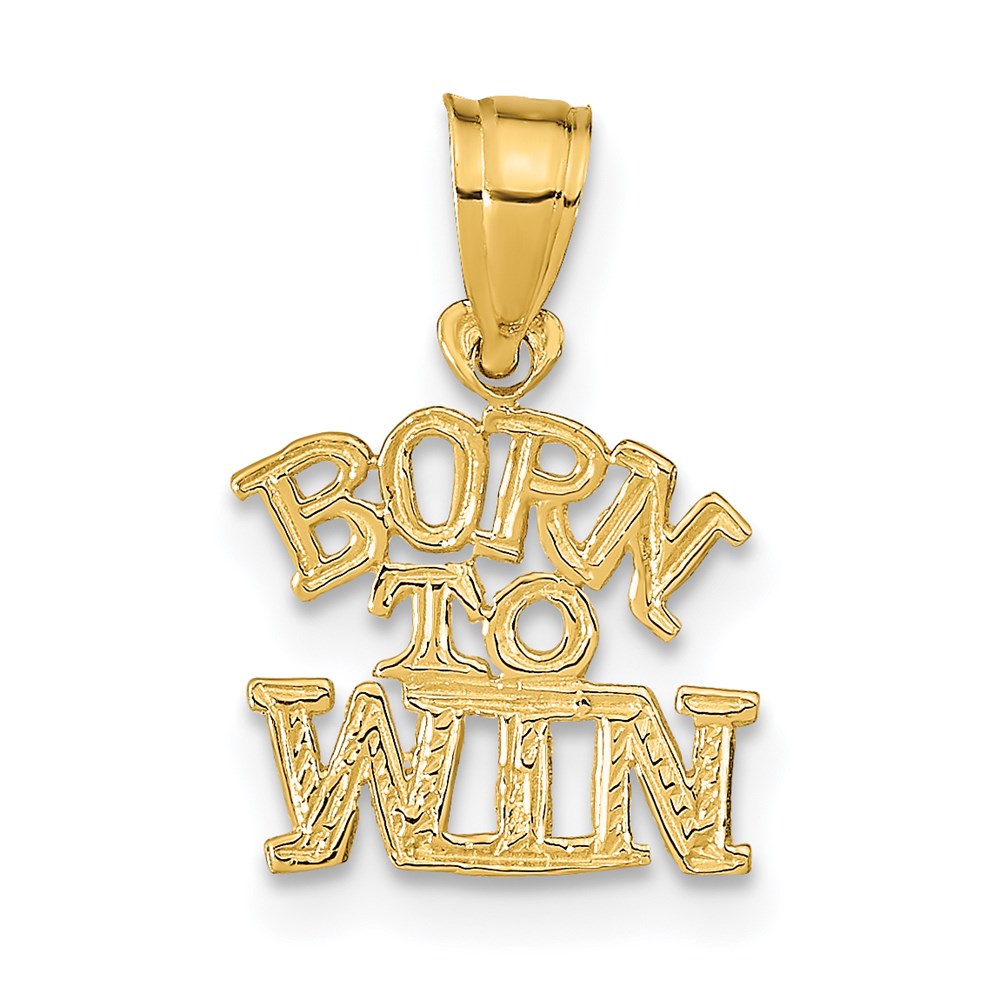 Charlie & Co Jewelry | 14k Born To Win Pendant - Model K9758