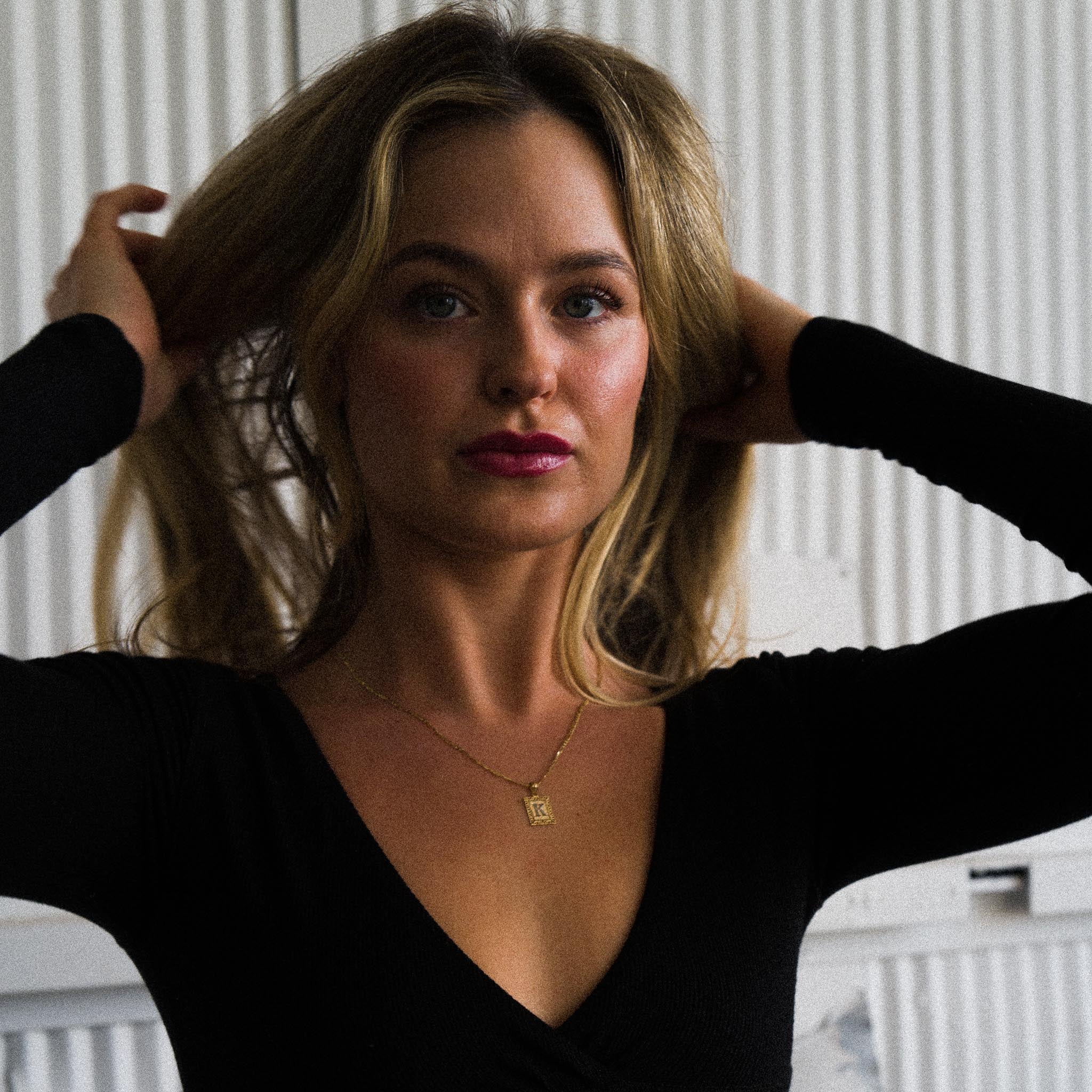 14K Gold Letter K Filigree Pendants | A-Z 14K Gold Pendants - Charlie & Co. Jewelry