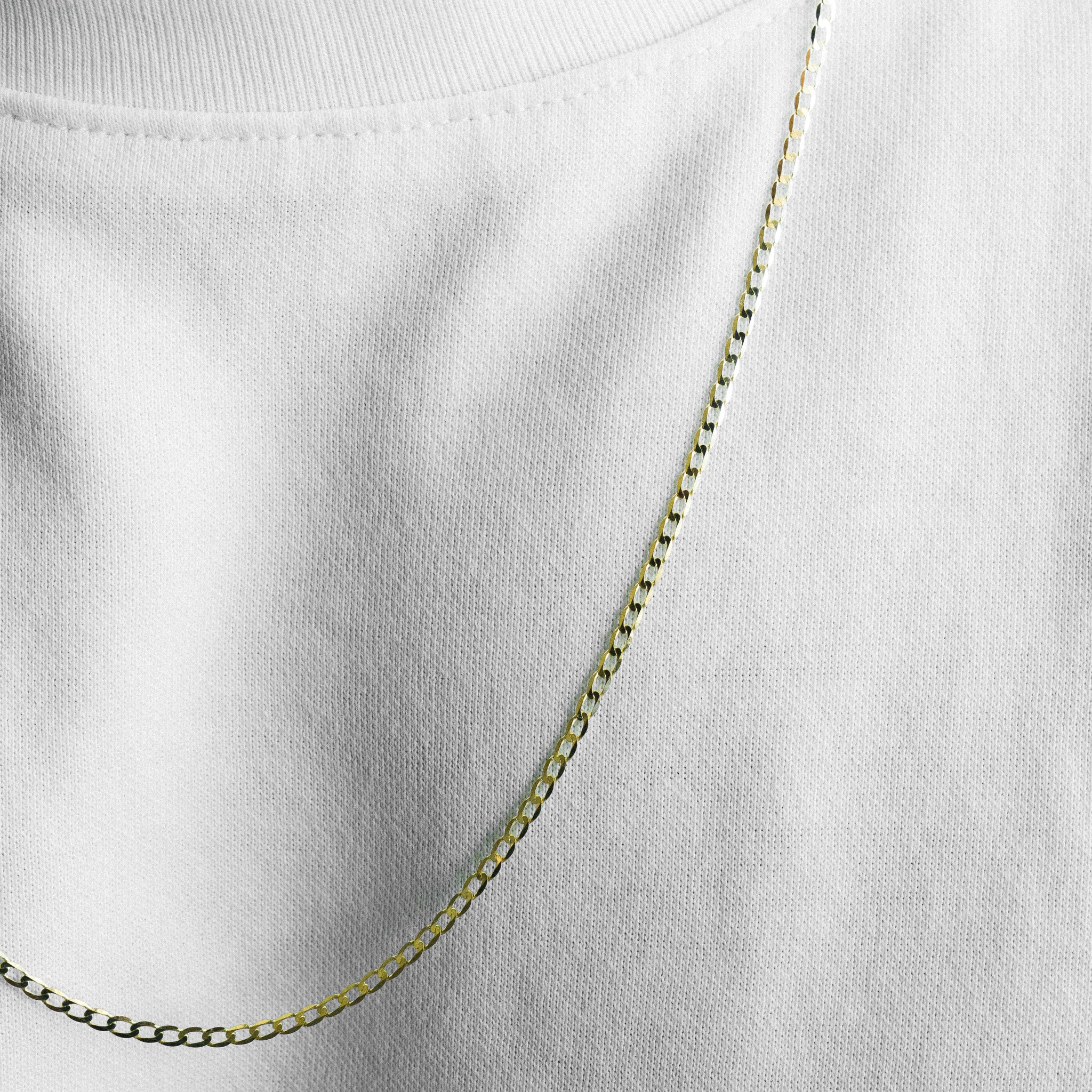 2mm Solid 14K Gold Figaro Link Chain - Model 0490 - Charlie & Co. Jewelry