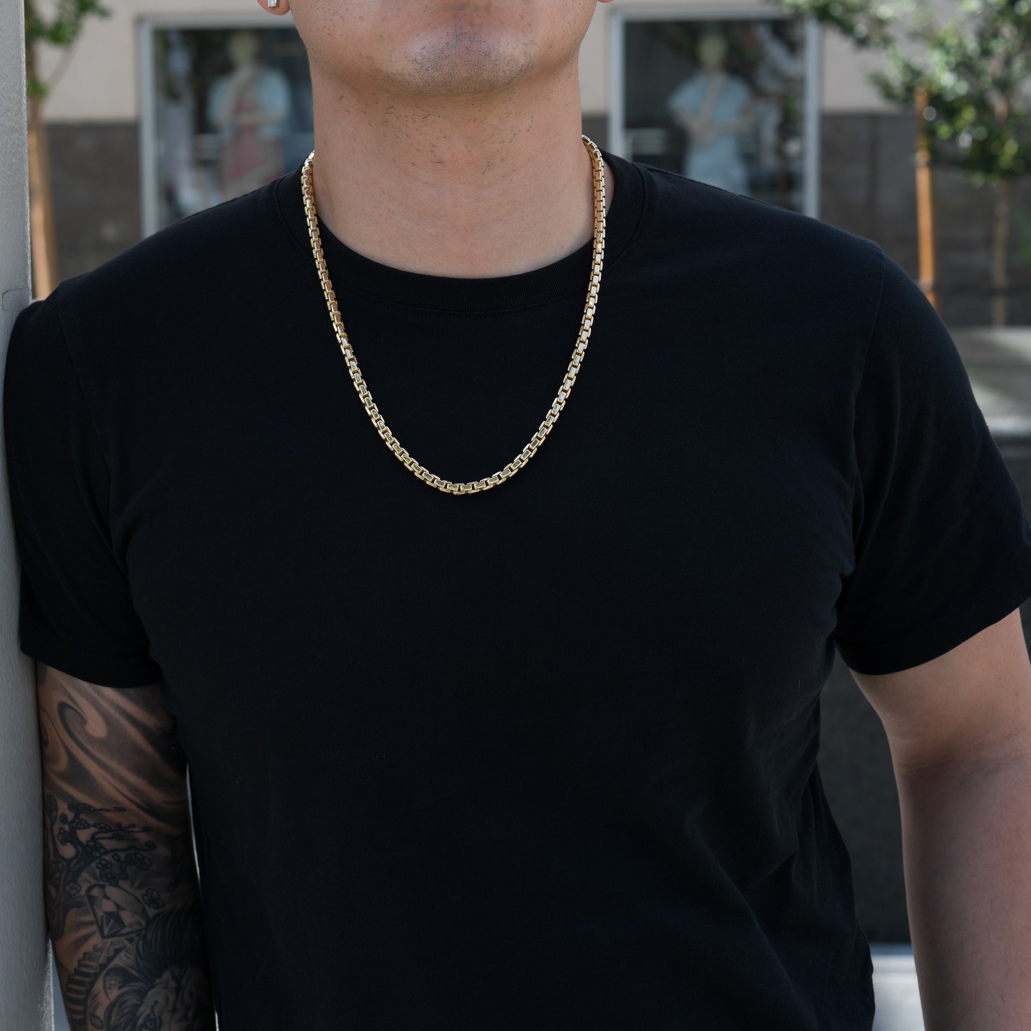 14k Gold 5.4mm Hollow Box Chain Model CH-0645