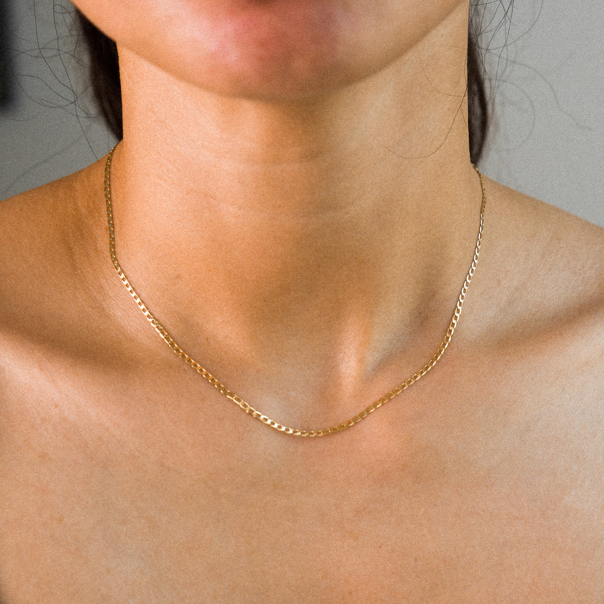 14K Gold 2mm Solid Figaro Chain - Model 0490