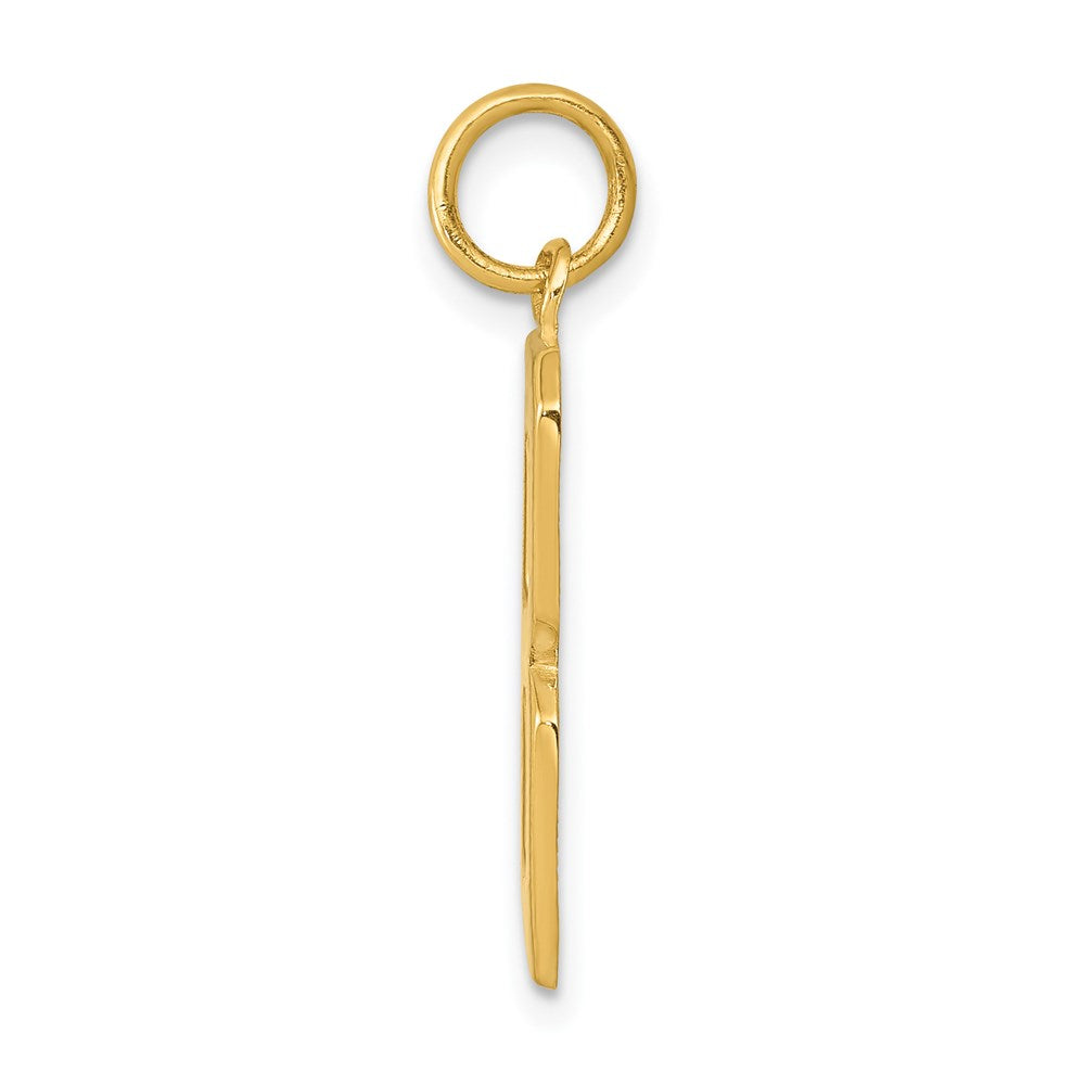 Charlie & Co Jewelry | 14k  Large Polished Number 8 Charm - Model LP08