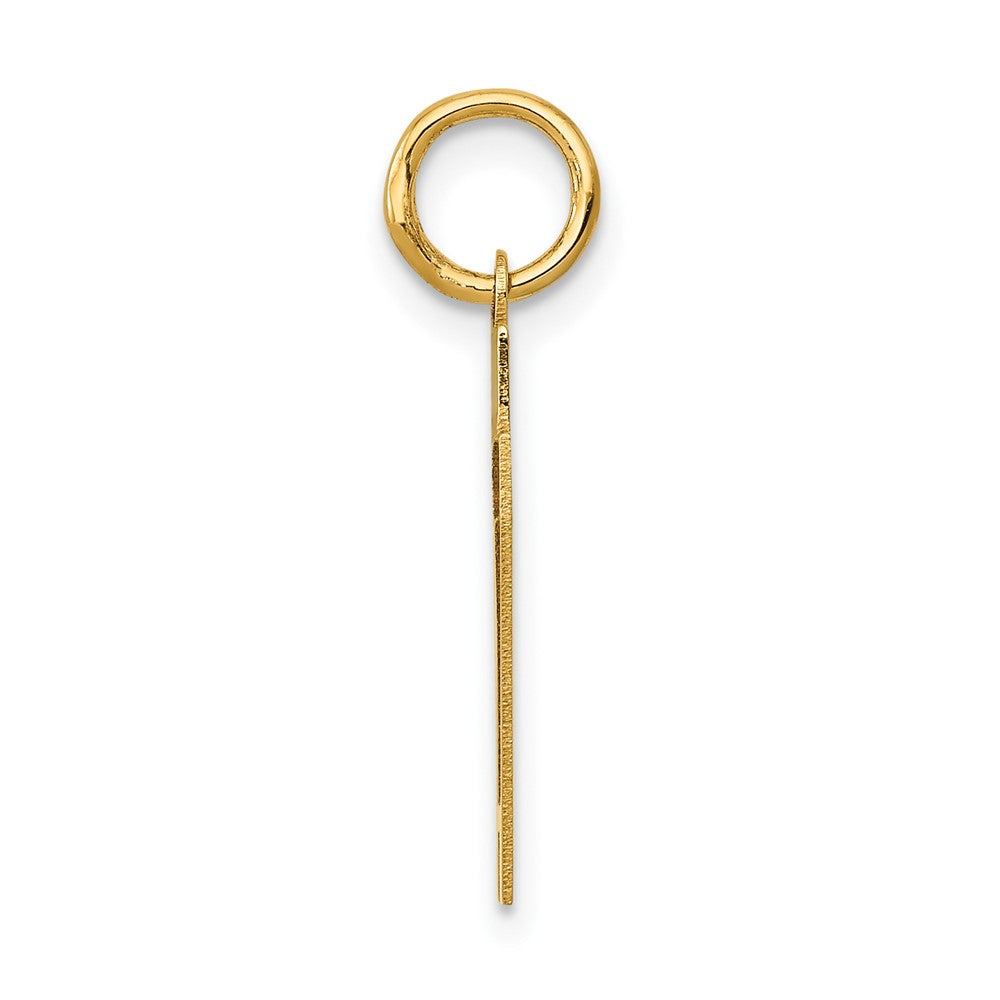 Charlie & Co Jewelry | 14k Small Polished Number 77 Charm - Model LS77