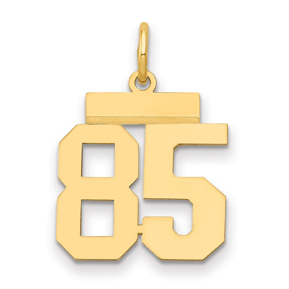 Charlie & Co Jewelry | 14k Small Polished Number 85 Charm - Model LS85