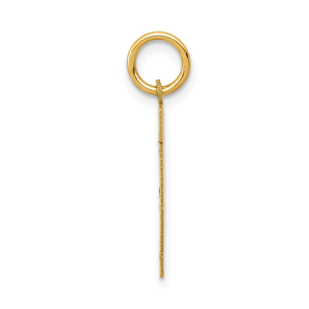 Charlie & Co Jewelry | 14k Small Satin Number 11 Charm - Model LSS11