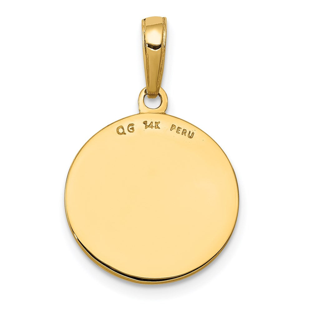 Gold Saint Joseph Medal Charm Model-M1505 - Charlie & Co. Jewelry