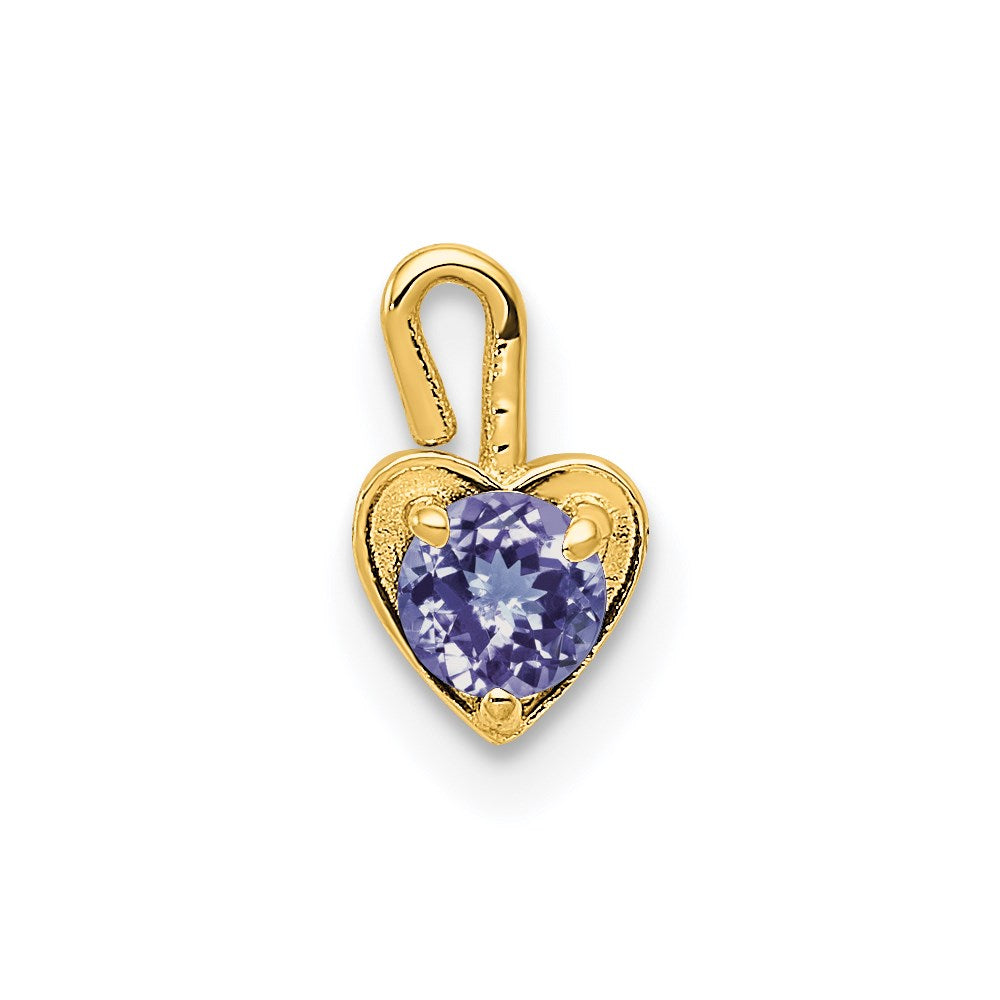 Charlie & Co Jewelry | 14ky June Synthetic Birthstone Heart Charm - Model M349