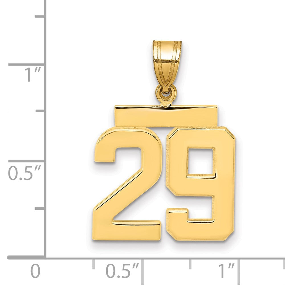 Charlie & Co Jewelry | 14k Medium Polished Number 29 Charm - Model MP29