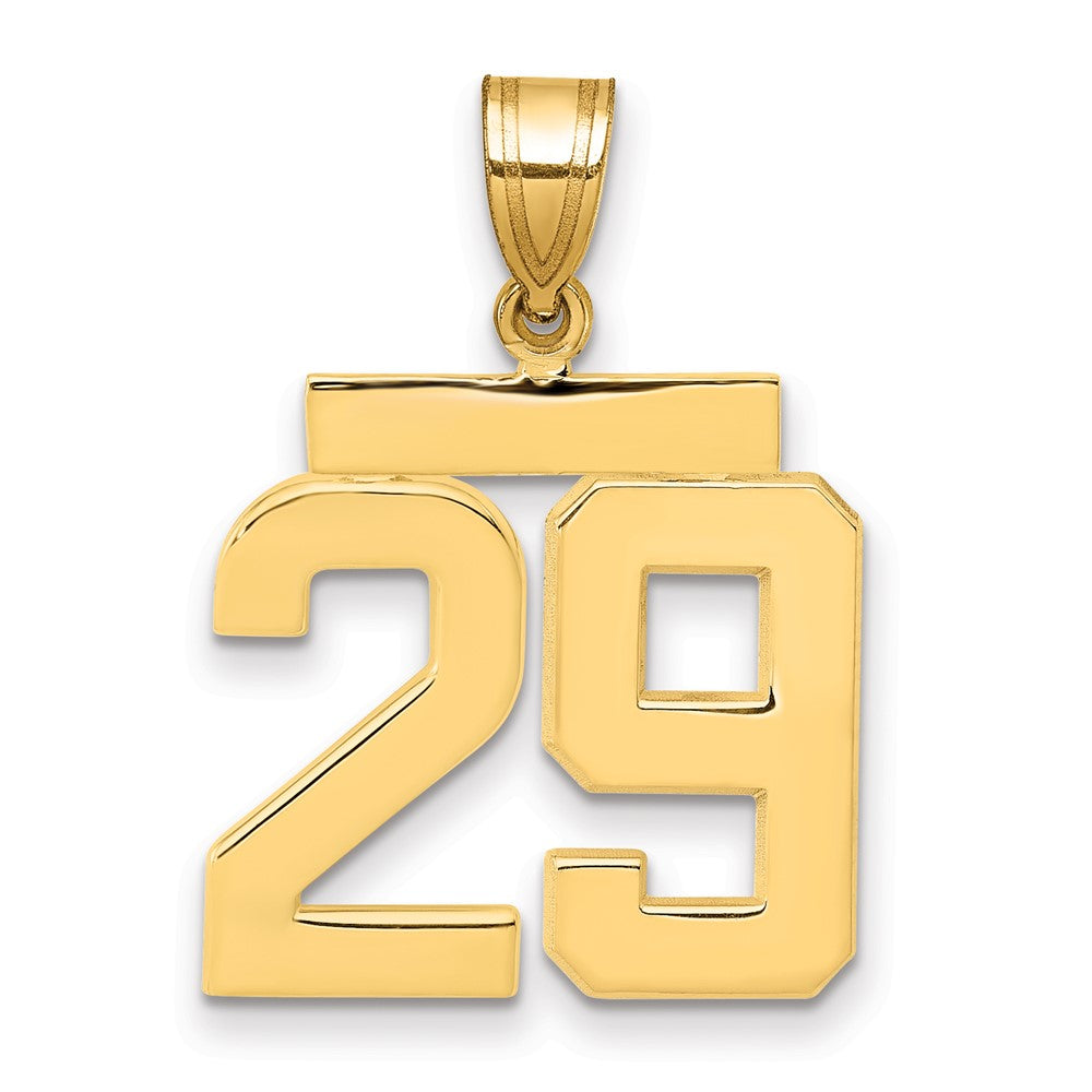 Charlie & Co Jewelry | 14k Medium Polished Number 29 Charm - Model MP29