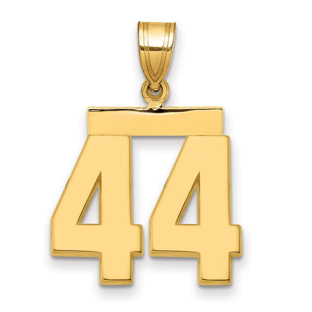 Charlie & Co Jewelry | 14k Medium Polished Number 44 Charm - Model MP44