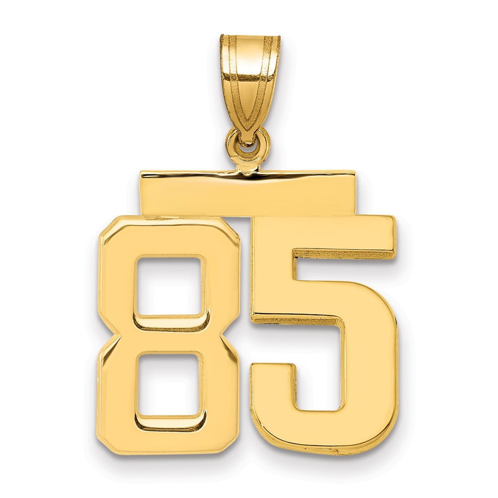 Charlie & Co Jewelry | 14k Medium Polished Number 85 Charm - Model MP85
