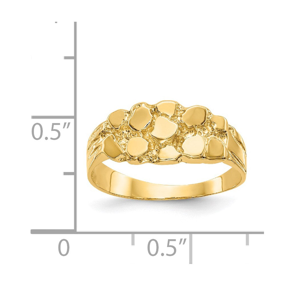 Gold Nugget Ring Model-NR11 - Charlie & Co. Jewelry