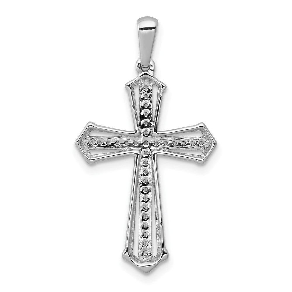 White Gold 1/8ct. Diamond Passion Cross Pendant - Model PM5123-013-WA - Charlie & Co. Jewelry