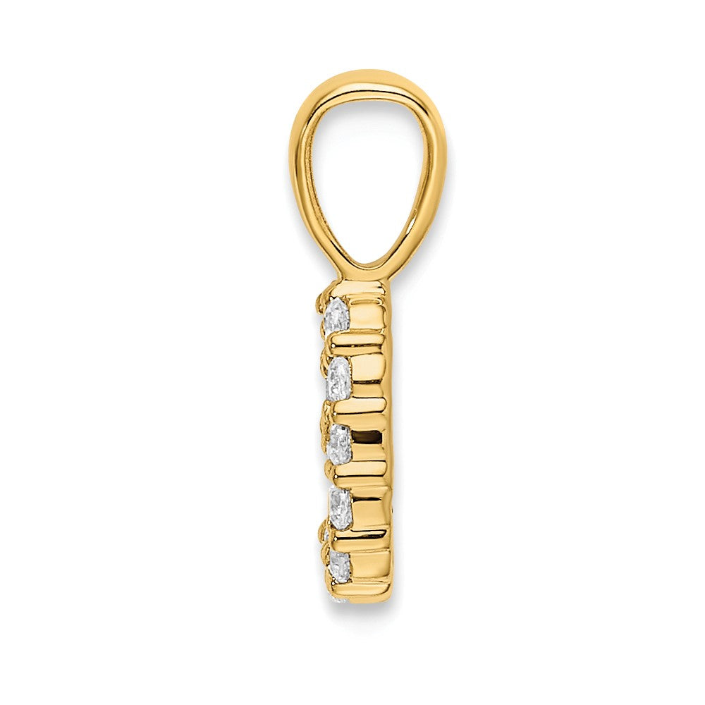 Charlie & Co Jewelry | 14k Diamond Number 9 Pendant - Model PM8369-9-012-YA