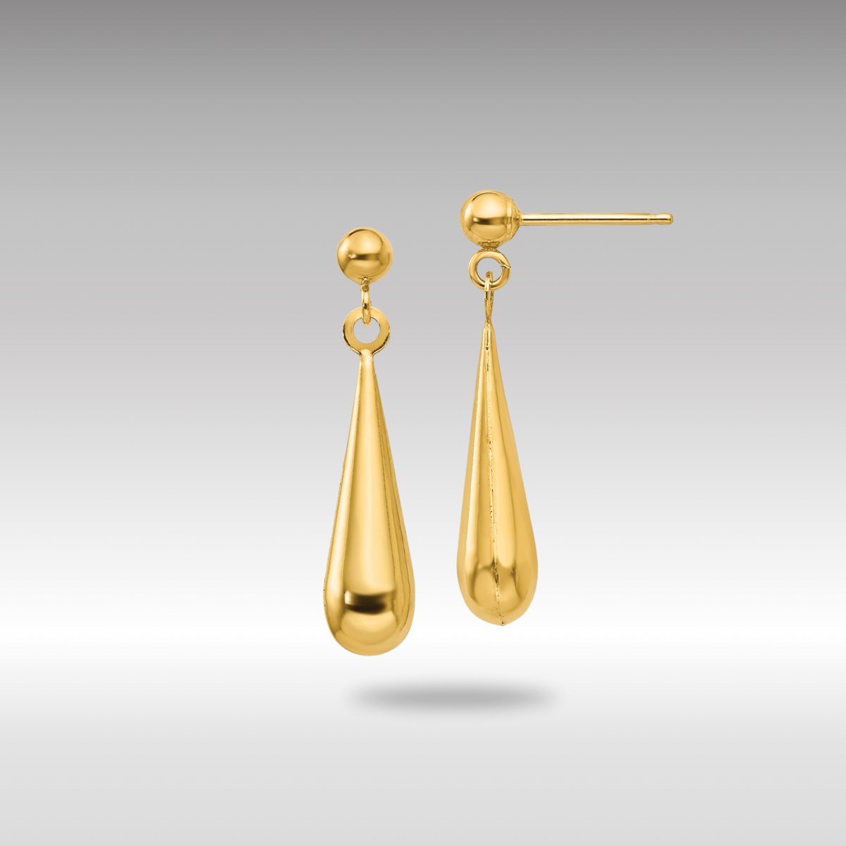 Charlie & Co. Jewelry | 14K Gold Madi K Teardrop Dangle Post