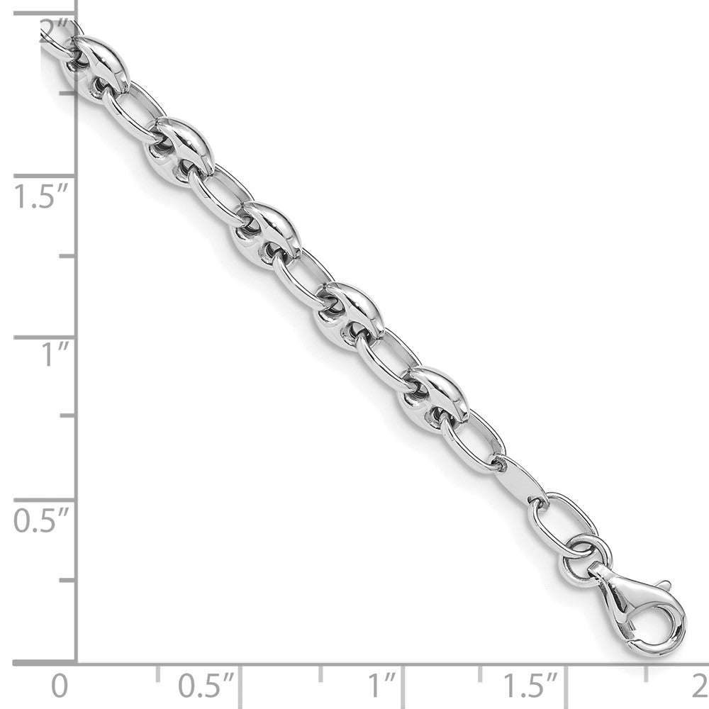 Charlie & Co Jewelry | 14k White Gold Polished Link Bracelet - Model SF2708W