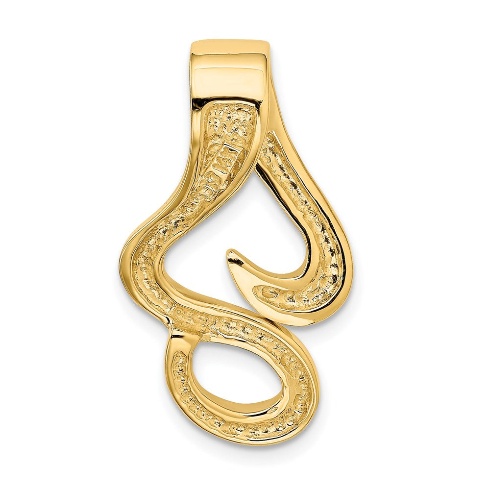 Charlie & Co Jewelry | 14k Fits Up To 10mm Reg And Fancy Reversible Omega Slide - Model SL299