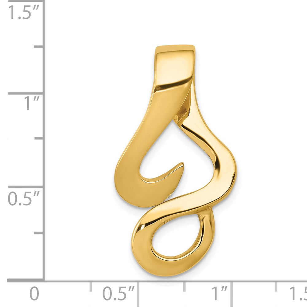 Charlie & Co Jewelry | 14k Fits Up To 10mm Reg And Fancy Reversible Omega Slide - Model SL299