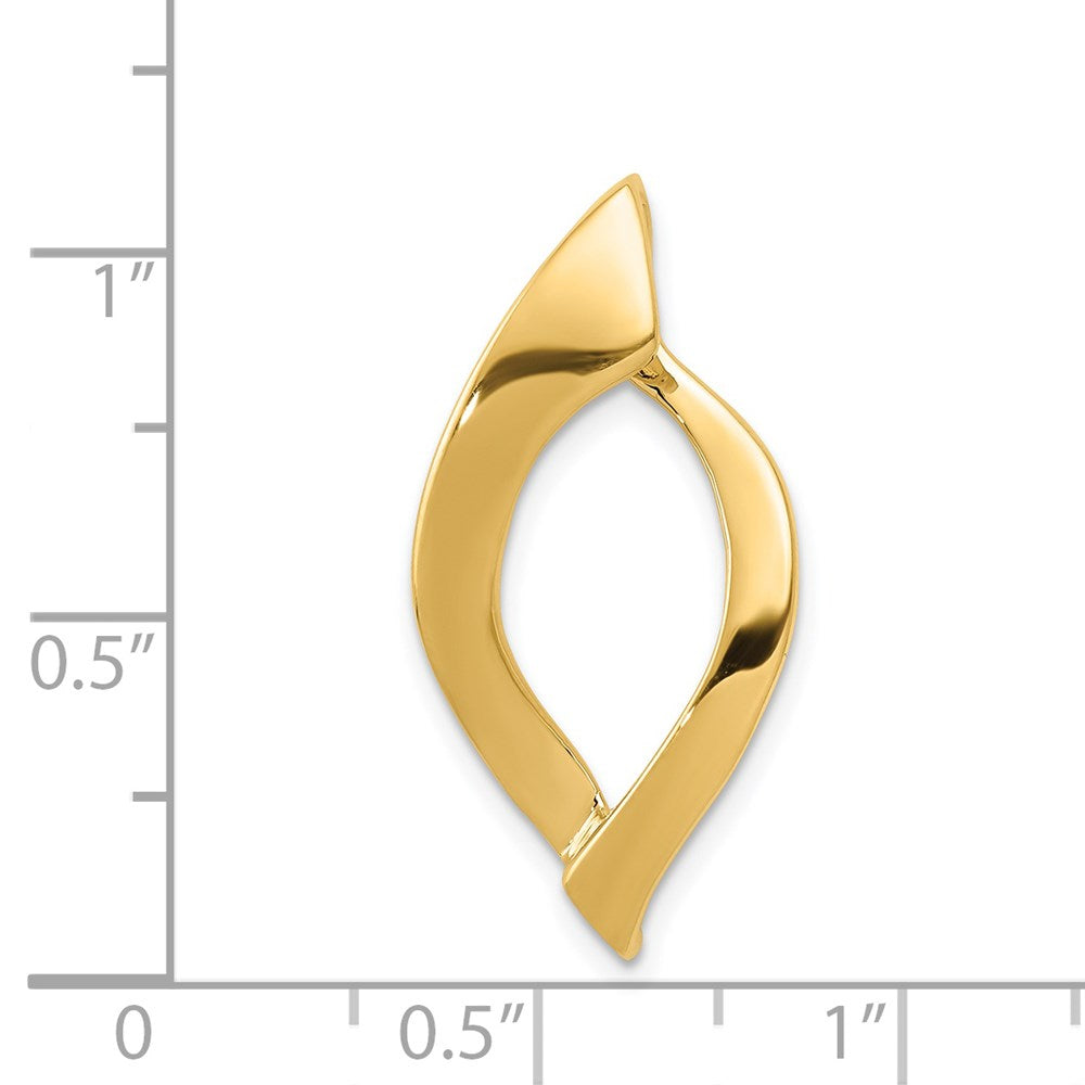 Charlie & Co Jewelry | 14k Fits Up To 8mm Regular, 10mm Fancy Reversible Omega Slide - Model SL532
