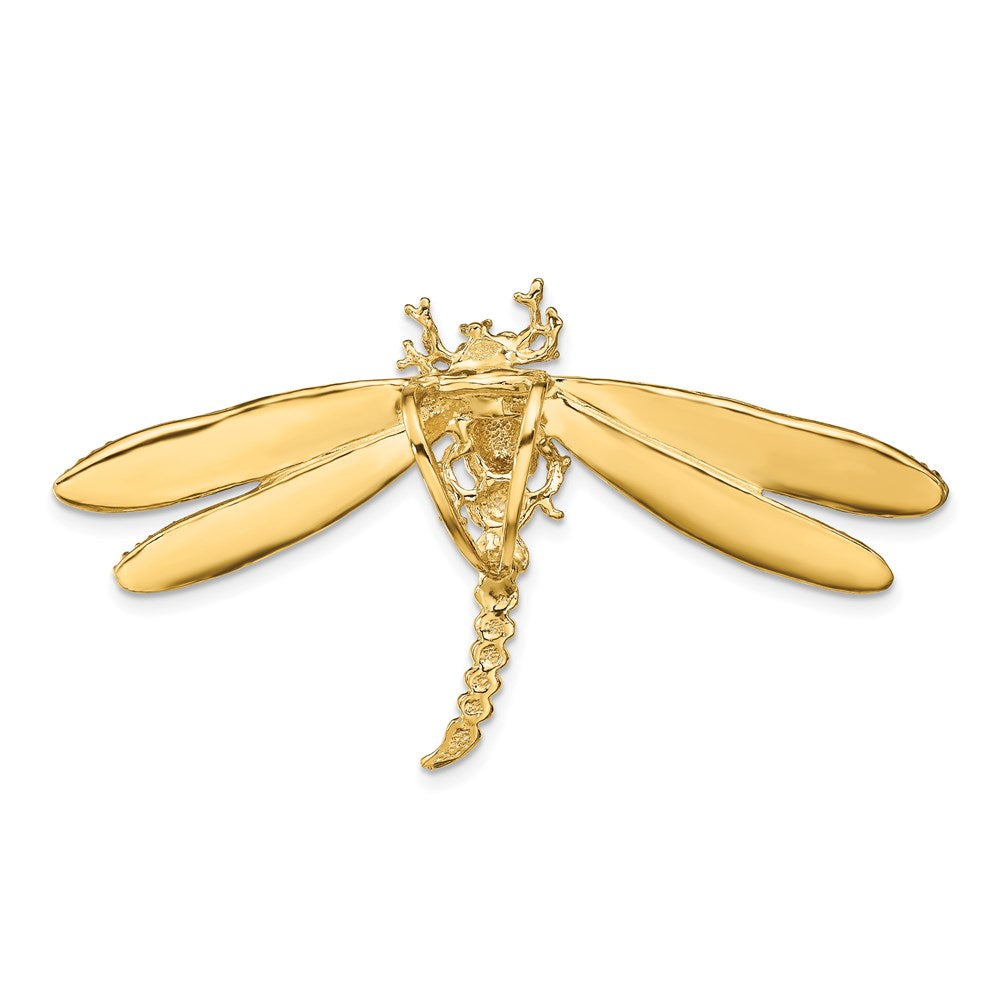 Charlie & Co Jewelry | 14k Multi-color Enamel Dragonfly Charm - Model SL585